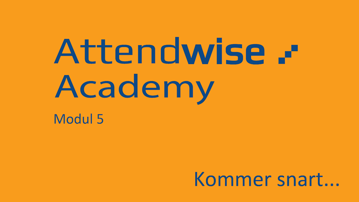Tilmeld Attendwise Academy